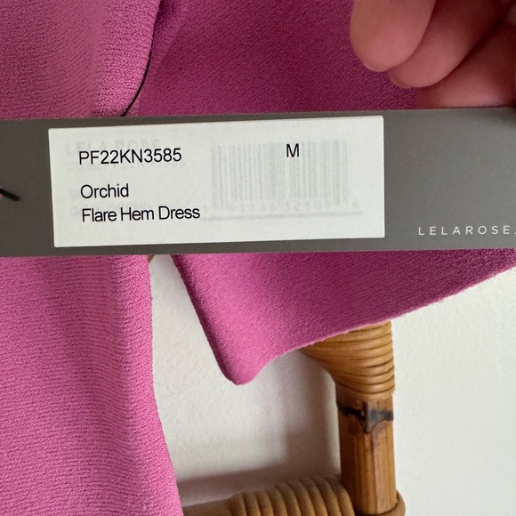 LelaRose Pink Eyelet Fit and Flare Dress - Picture 5 of 8